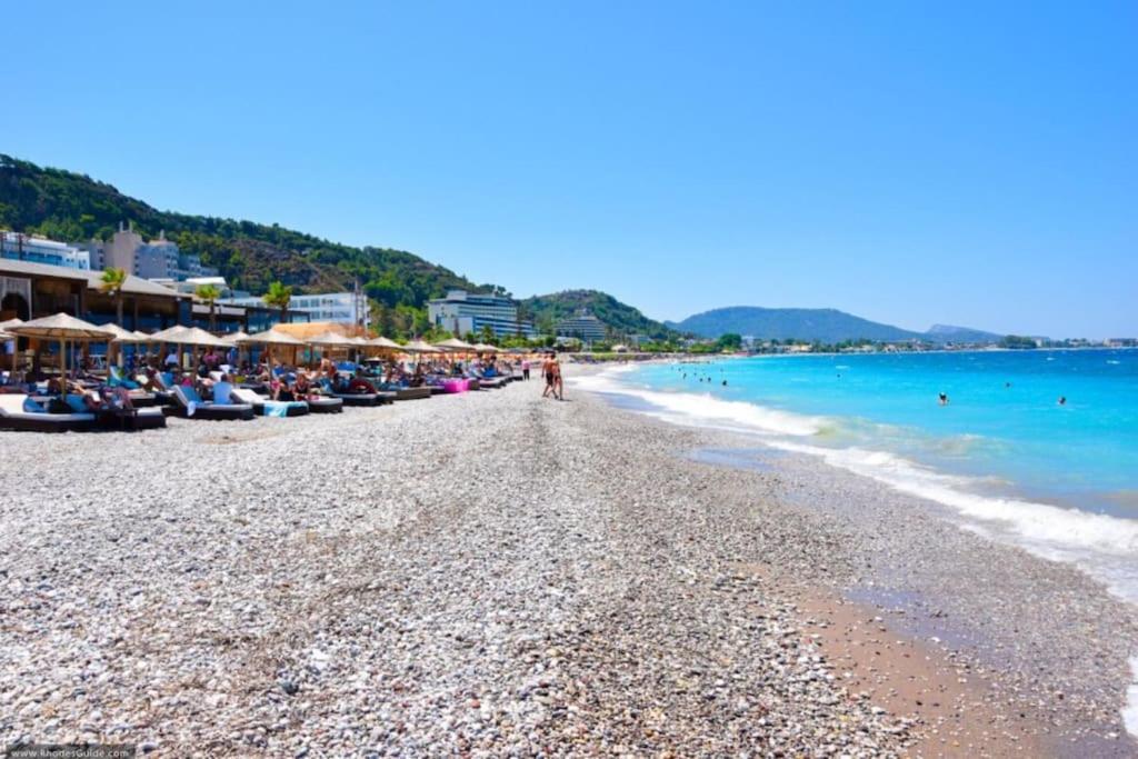 Sunwaves Beach Studio I Ialysos  Dış mekan fotoğraf
