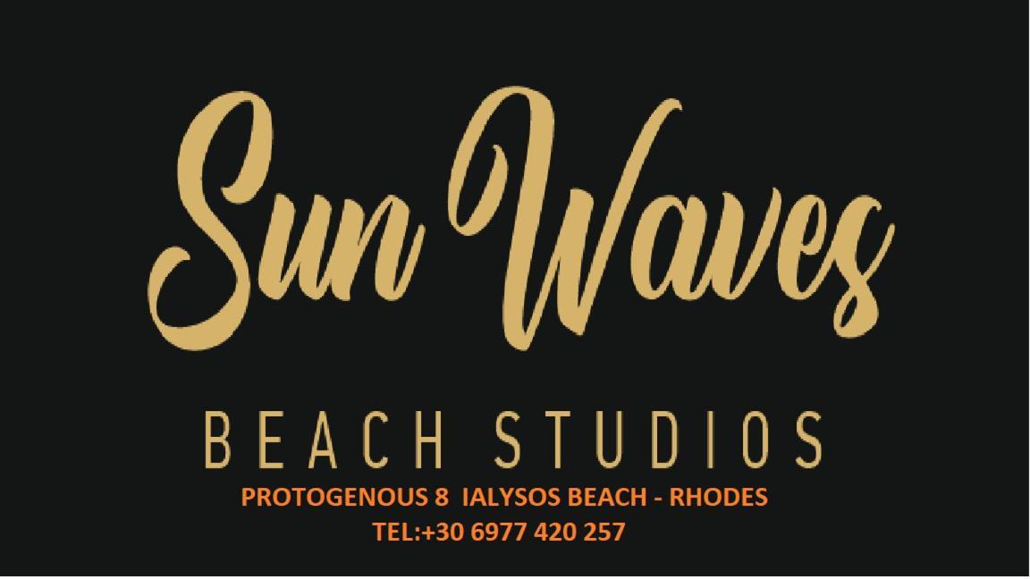 Sunwaves Beach Studio I Ialysos  Dış mekan fotoğraf
